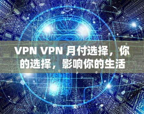 VPN VPN 月付选择，你的选择，影响你的生活